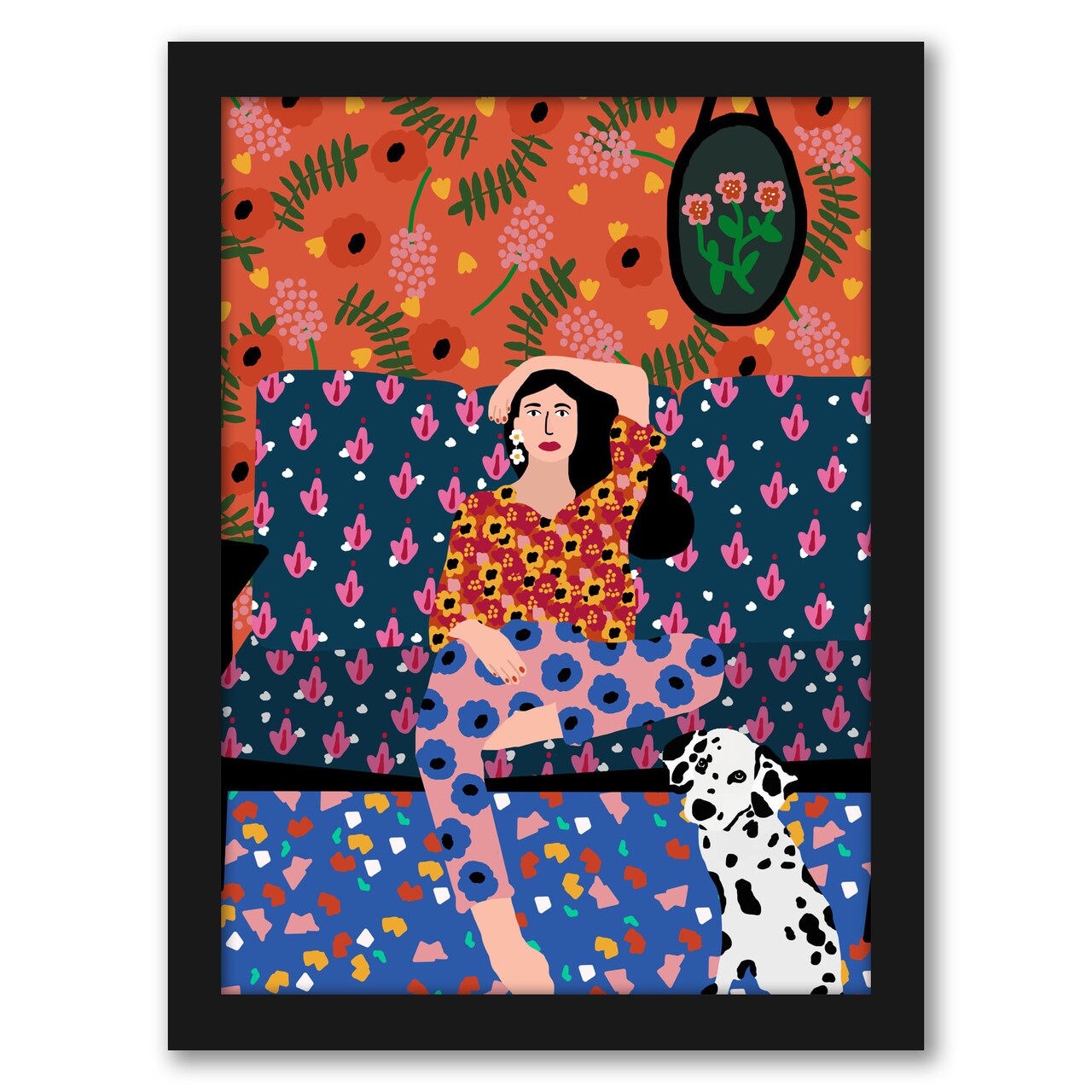 Girl In The Sofa by Studio Grand-Pere Frame  - Americanflat
